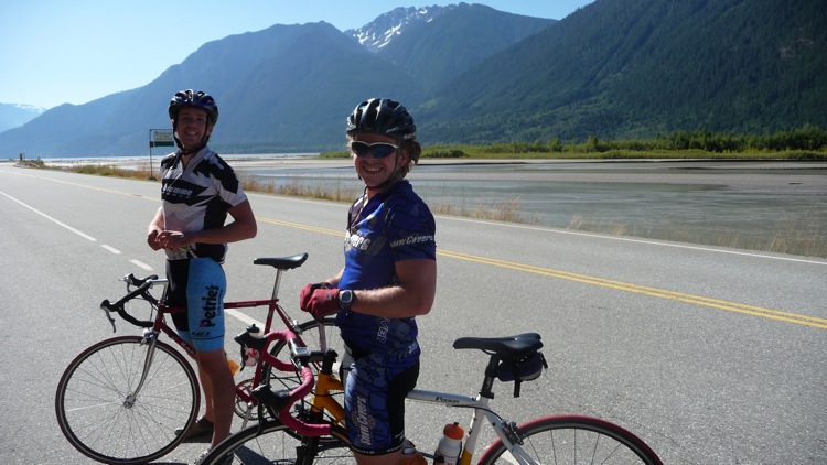 Pate and Butler biking